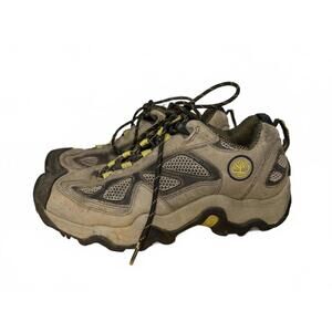 Timberland Performance ACT Hiking Shoes Men’s Sz 9 Gray Leather Outdoor Sneakers